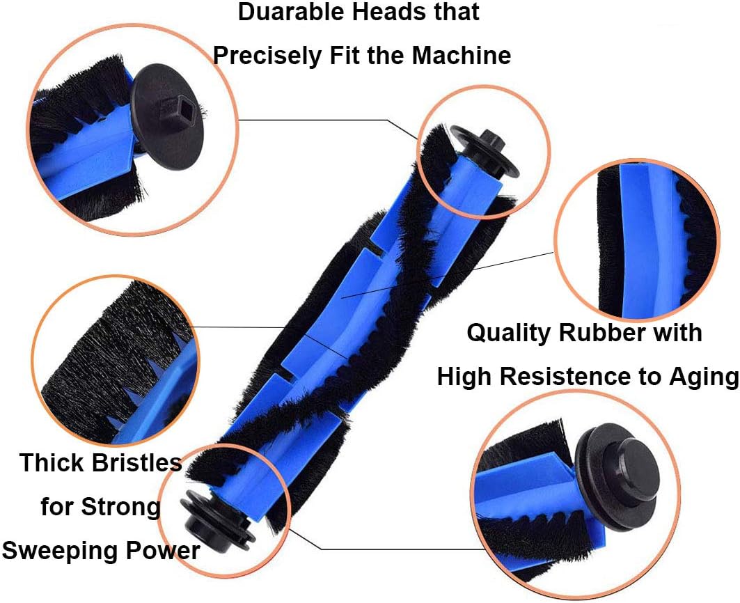 Replacement Parts Accessory Compatible with Eufy RoboVac 11S Max, RoboVac 15C Max, RoboVac 30C Max, G10, G30, G30 Edge, G30 Verge Filters and Brushes Value Kits