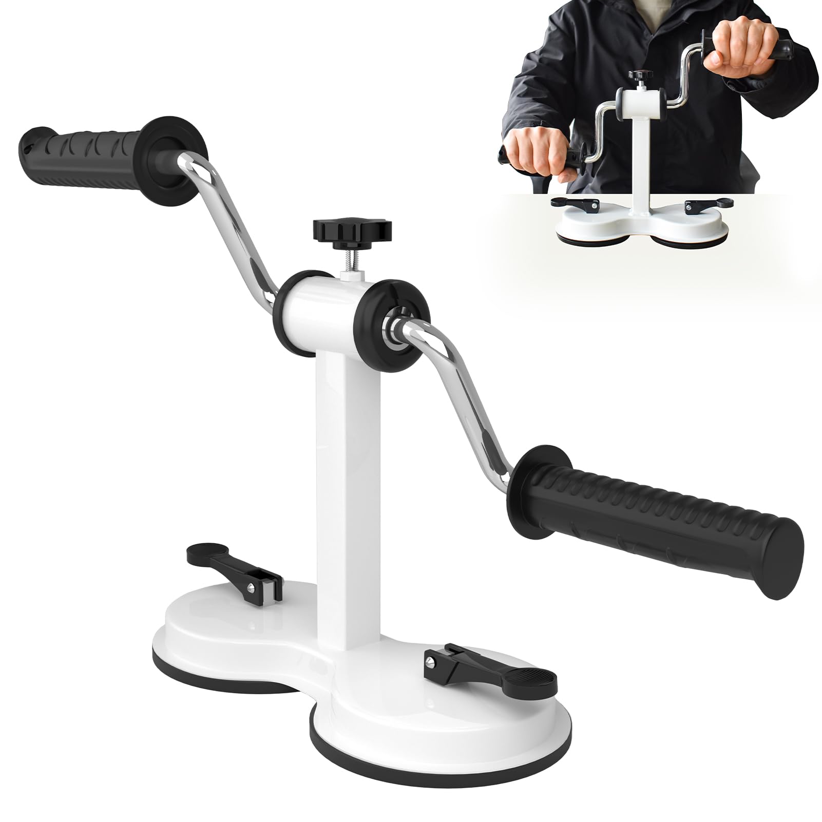 Upgraded Arm Bike for Rehabilitation Exercise for The Elderly, Physical Therapy Equipment, Designed for Arm and Shoulder, Adjustable Resistance, 2