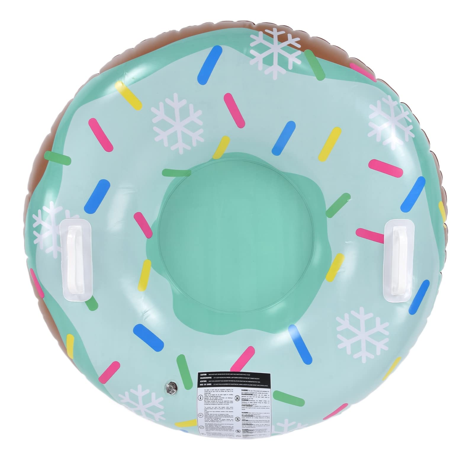 Inflatable Sled, Practical Cold Resistant Snow Sled for Festival for Adults