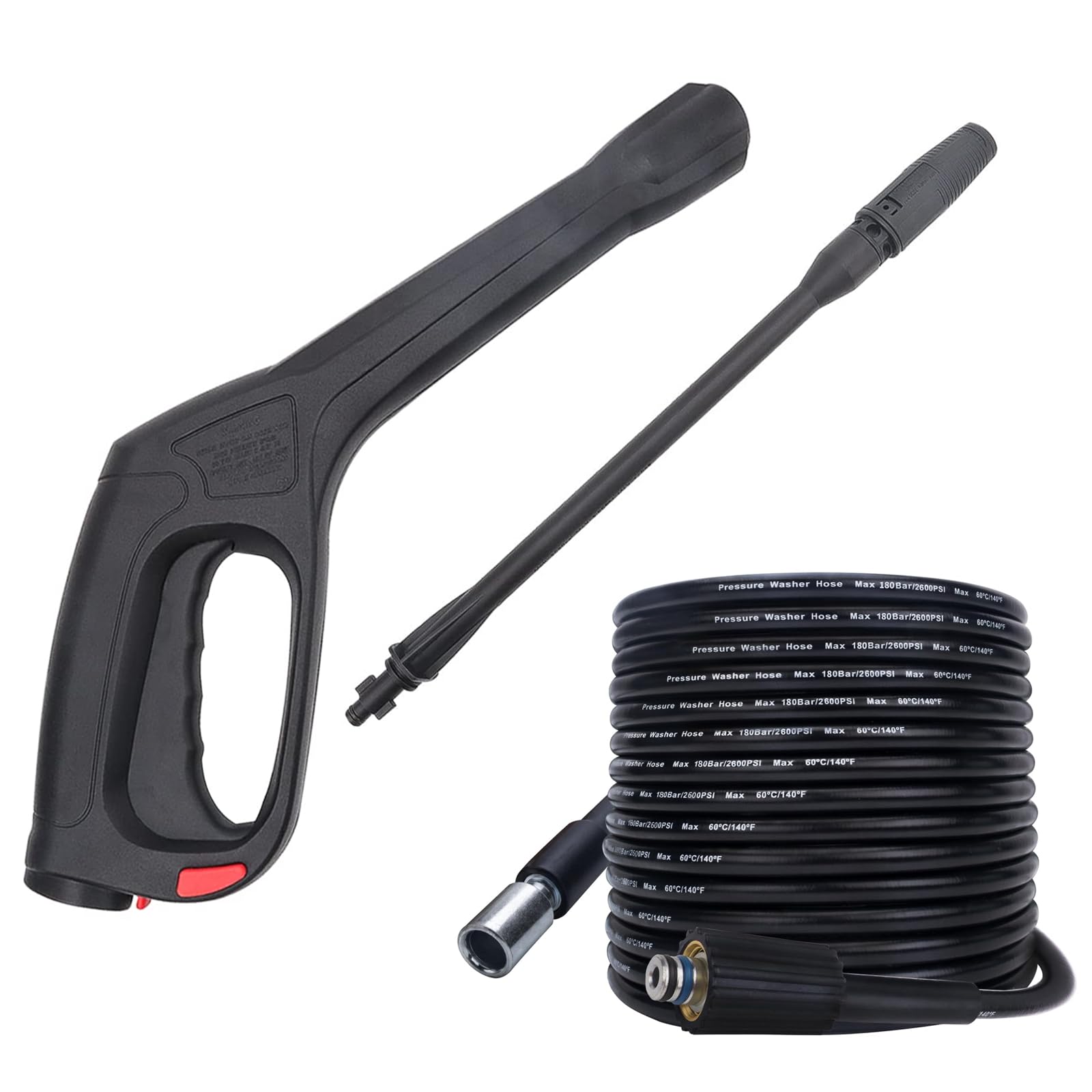 Amazon.com: High Pressure Water Spray Gun Wand Nozzle & 32FT Hose