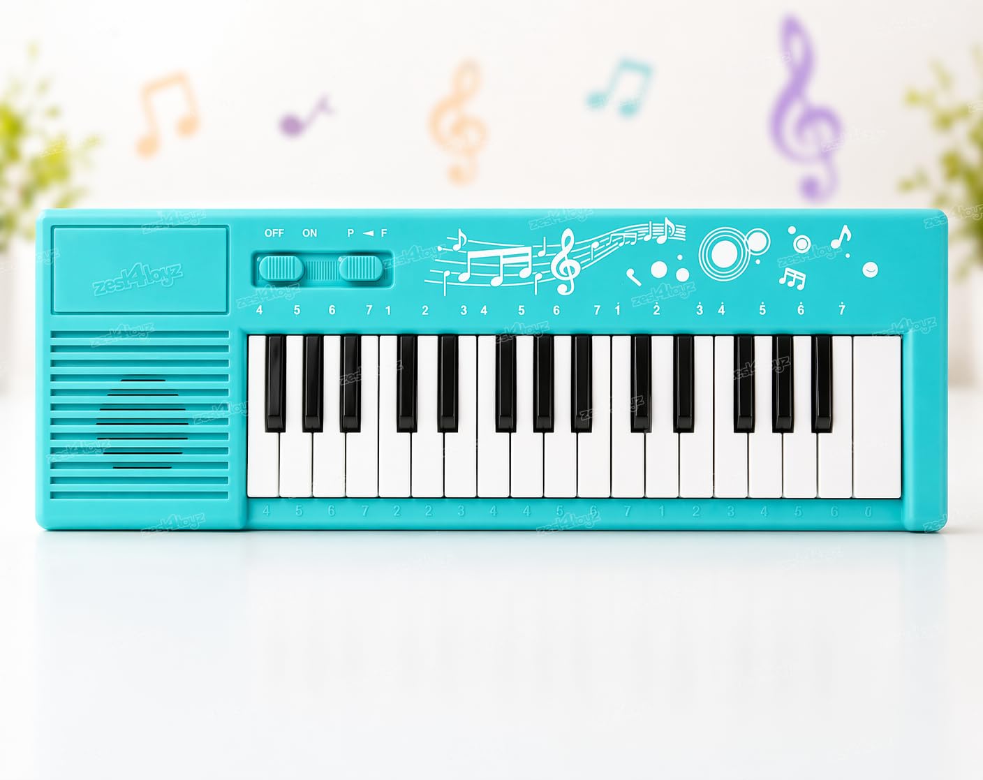 Zest 4 Toyz 32 Keys Small Keyboard Piano Music Keyboard with Built-in Speaker Gift for Beginners (Pack of 1) Random Color-image-19