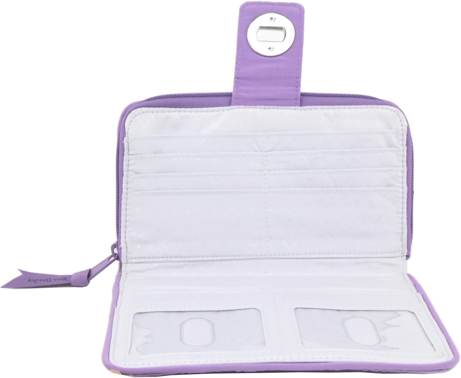 Vera Bradley RFID Turnlock Wallet in Microfiber, Mokara Orchid
