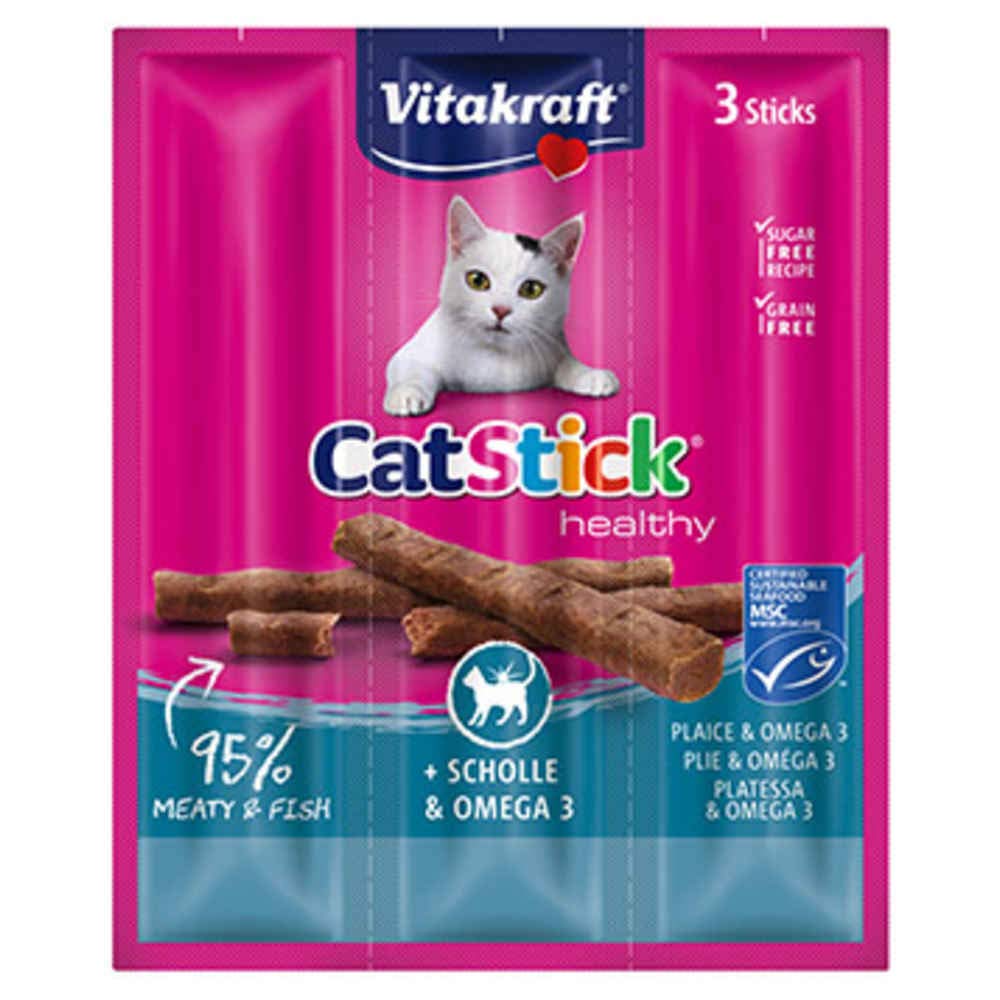 VitakraftCat-Stick Platessa Ed Omega 3-10 Pack of 18g