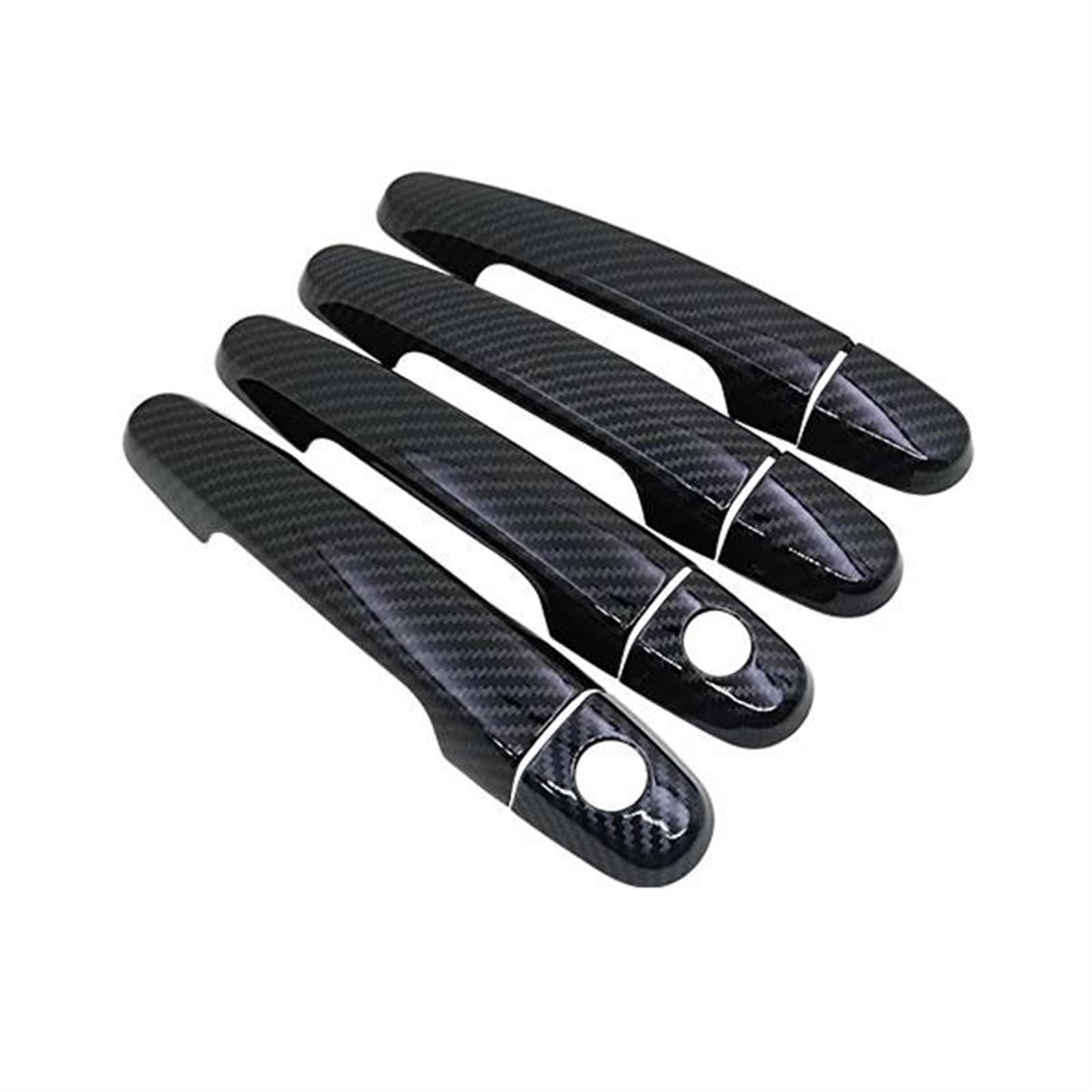 KJHOPY Car Exterior Door Handle Cover Protection Sticker Accessories for Toyota for Corolla for Rumion for Rukus 2007-2015 Exterior Door Handle(Style1)