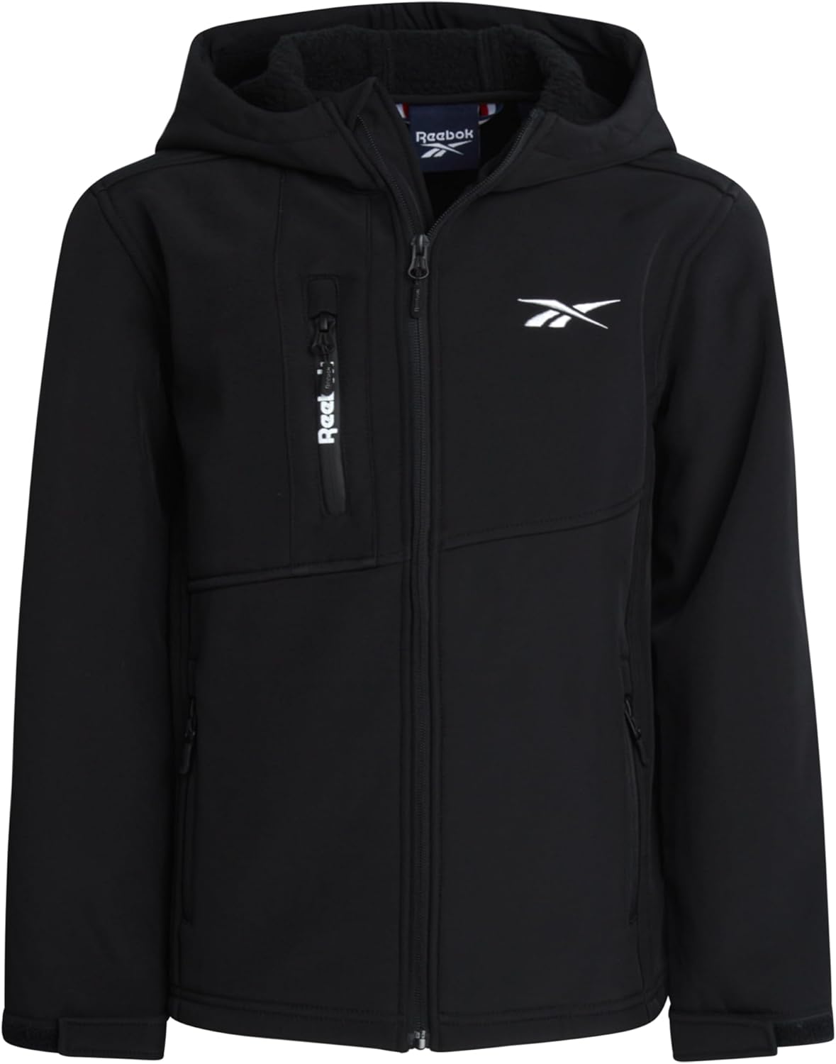 Reebok Boys Cozy Softshell Jacket – Fleece-Lined Winter Hooded Coat