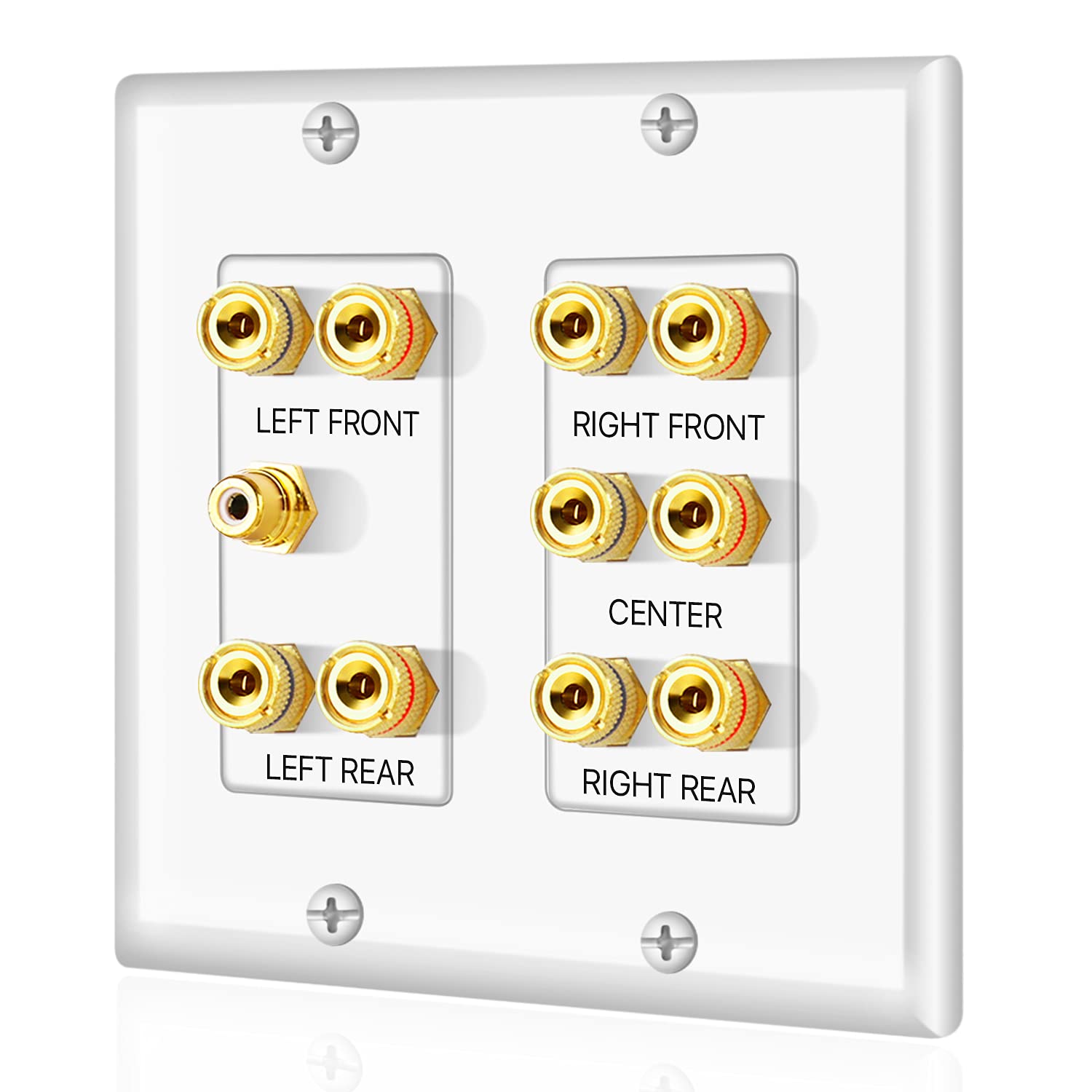 Buy TNP Home Theater Wall Plate 2Gang 5.1 Surround Sound Audio