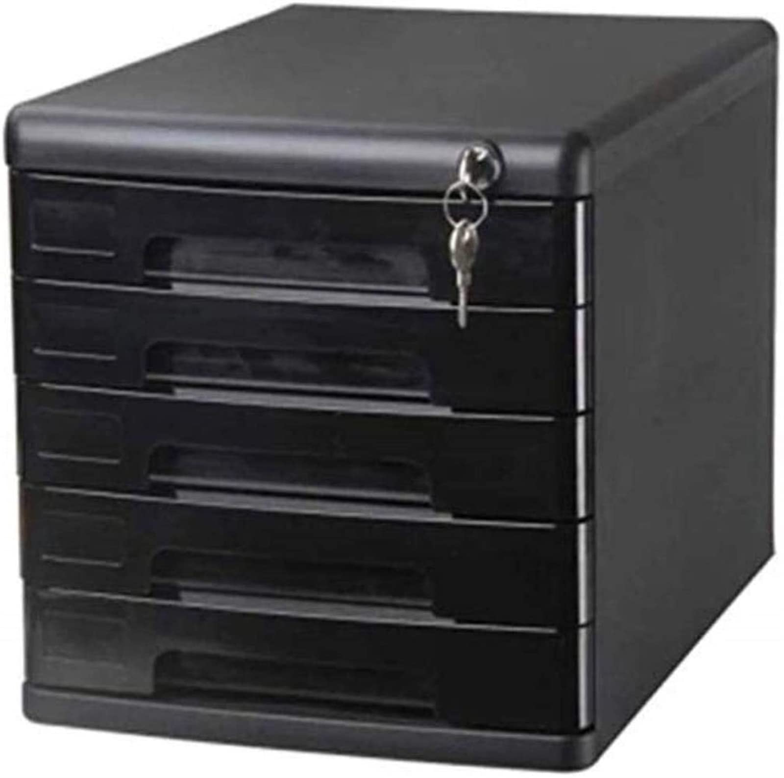 MYUYEE Secure Office Desktop Filing Cabinet With Locking Drawer For Data And Document Storage