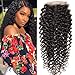 UNice Hair Icenu Series Malaysian Curly Human Virgin Hair 4x4 Lace Closure Free Part (18inch Closure)