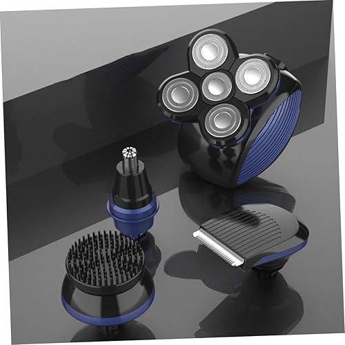 Miniatura 5 de Máquina de afeitar inalámbrica con cabeza de aceite para hombres, mini afeitadora de cara USB para hombres, recortadora de pelo para hombres,