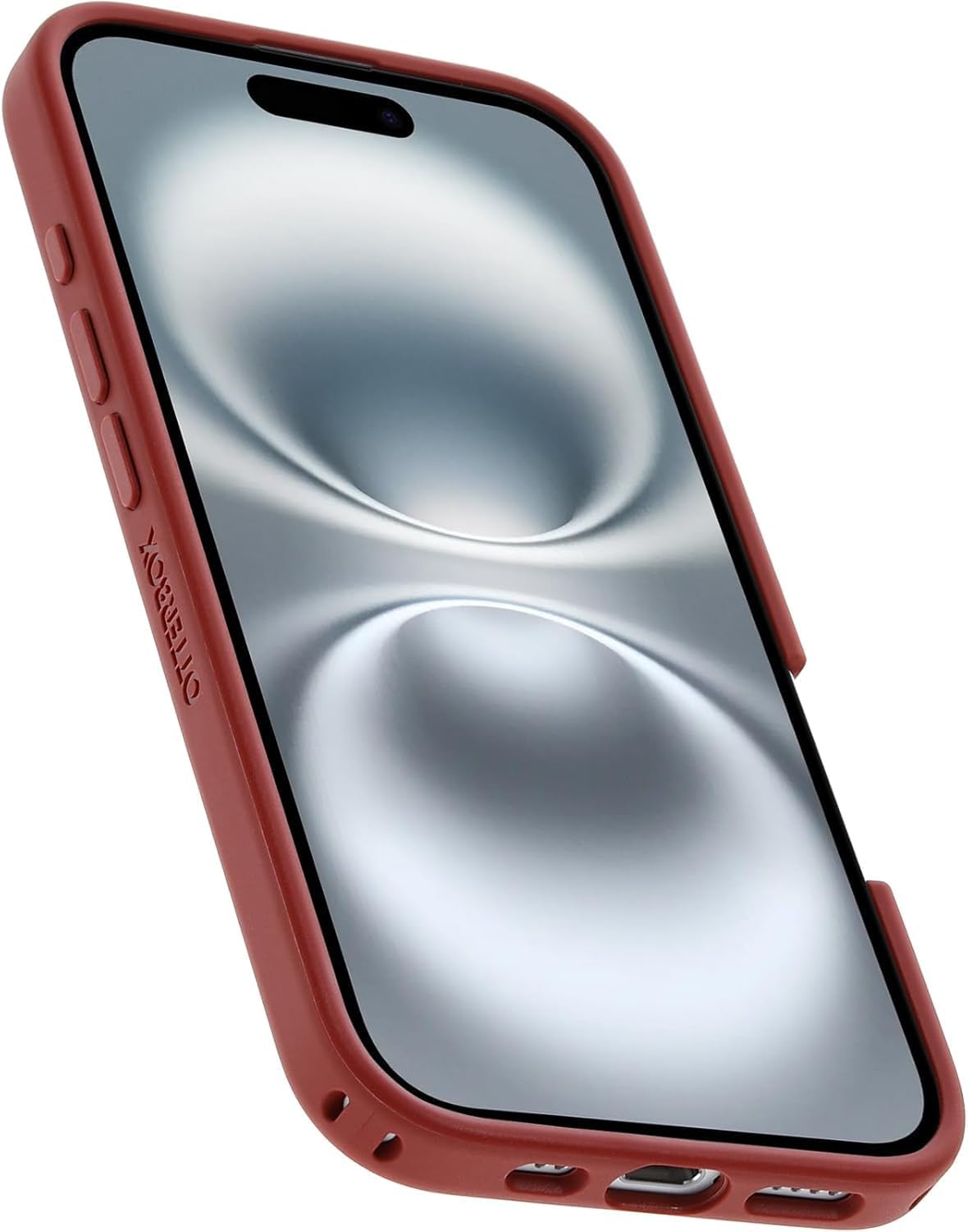 OtterBox iPhone 16 (Only) - Symmetry Series+ Case - Autumn Rust (Red) - Snaps to MagSafe - Ultra-Sleek - Raised Edges Protect Camera & Screen - Non-Retail Packaging
