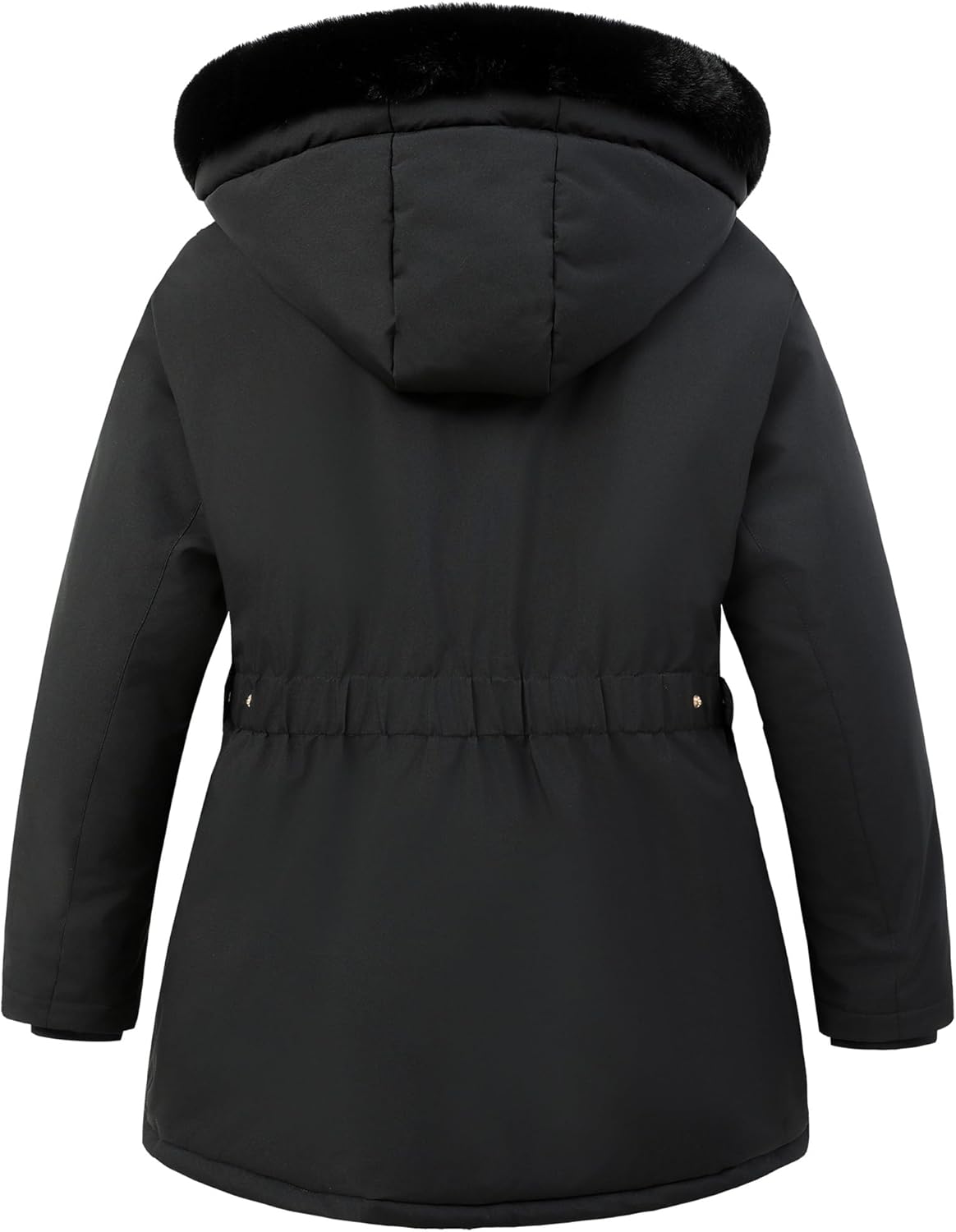 Women’s Plus Size Puffer Down Coat | Windproof, Waterproof, Removable Hood, Insulated for Winter Travel - Image 2