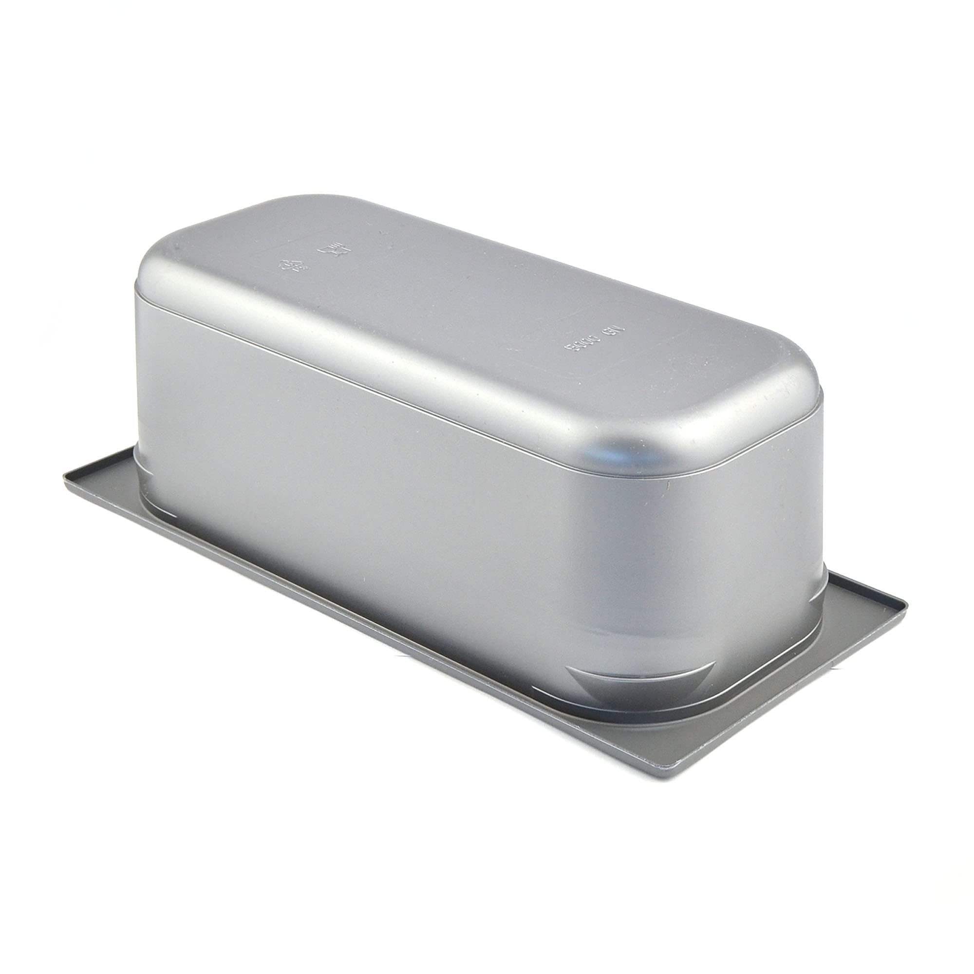 PZ 20 VASCHETTA IN PLASTICA GRIGIA T. 5000 PER VETRINA GELATO DA CM 36 X 16 H CM 12