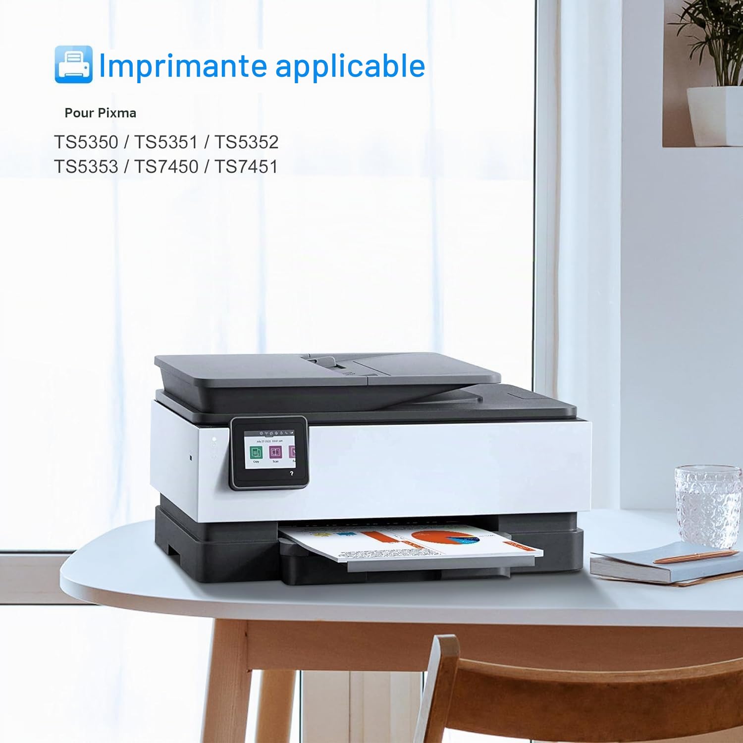 LxTek 560XL 561XL Cartouches d'encre Remplacement pour Canon 560 561