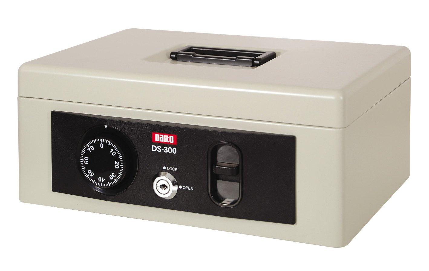 Amazon | ダイト 手提げ金庫 B5サイズ コインカウンター 盗難防止ワイヤー 3段構造 ダブルロック DS-300 | 集金袋 |  文房具・オフィス用品