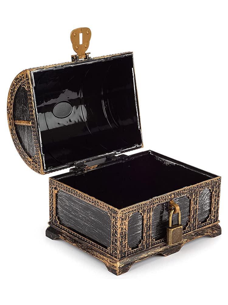 Amazon｜アンティーク宝箱 収納ボックス 木箱 レトロ インテリア雑貨