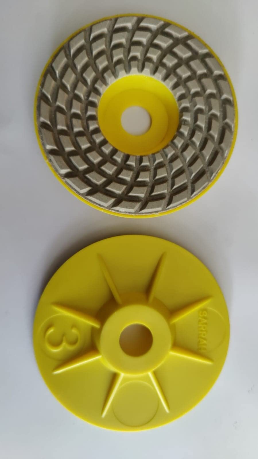 Diamond Polishing 4" GC Pads Suitable in Angle Grinder Grit No 400 - No 3 (5 - Pcs) Color May Be Vary (B0B1BXHK23) Amazon Price History, Amazon Price Tracker