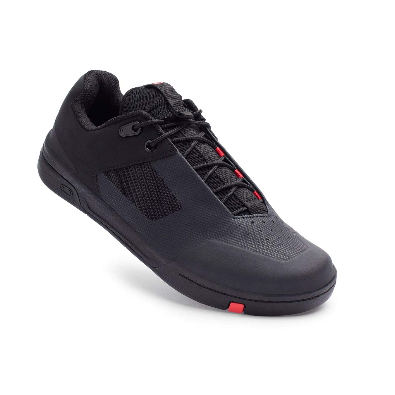 Crankbrothers Stamp Lace Cycling Shoes, Black/Red, UK 7 / EU 41