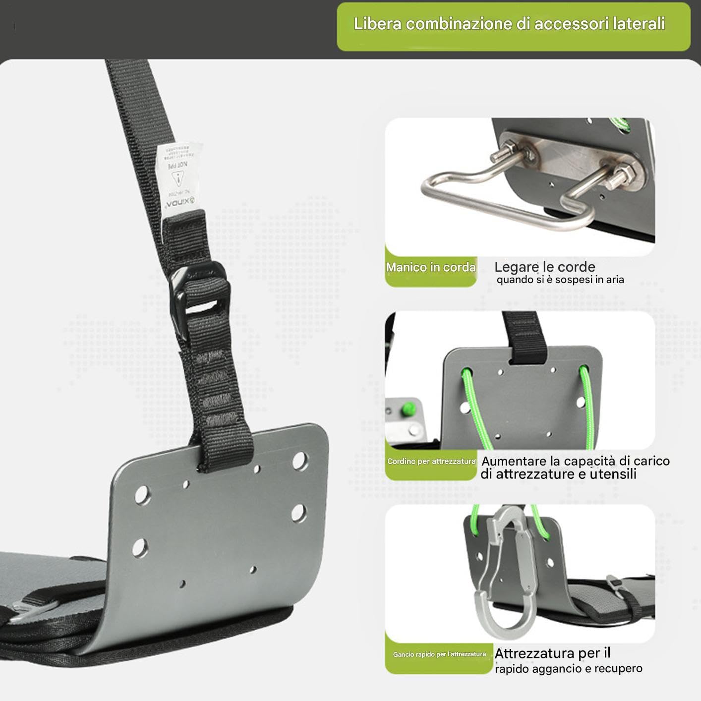 Cinturones De Seguridad Laboral Accesorios equipo camping montañismo | Cinturón Seguridad Ajustable Cómodo para hombres mujeres profesionales principiantes techado trabajo aéreo andamios tala