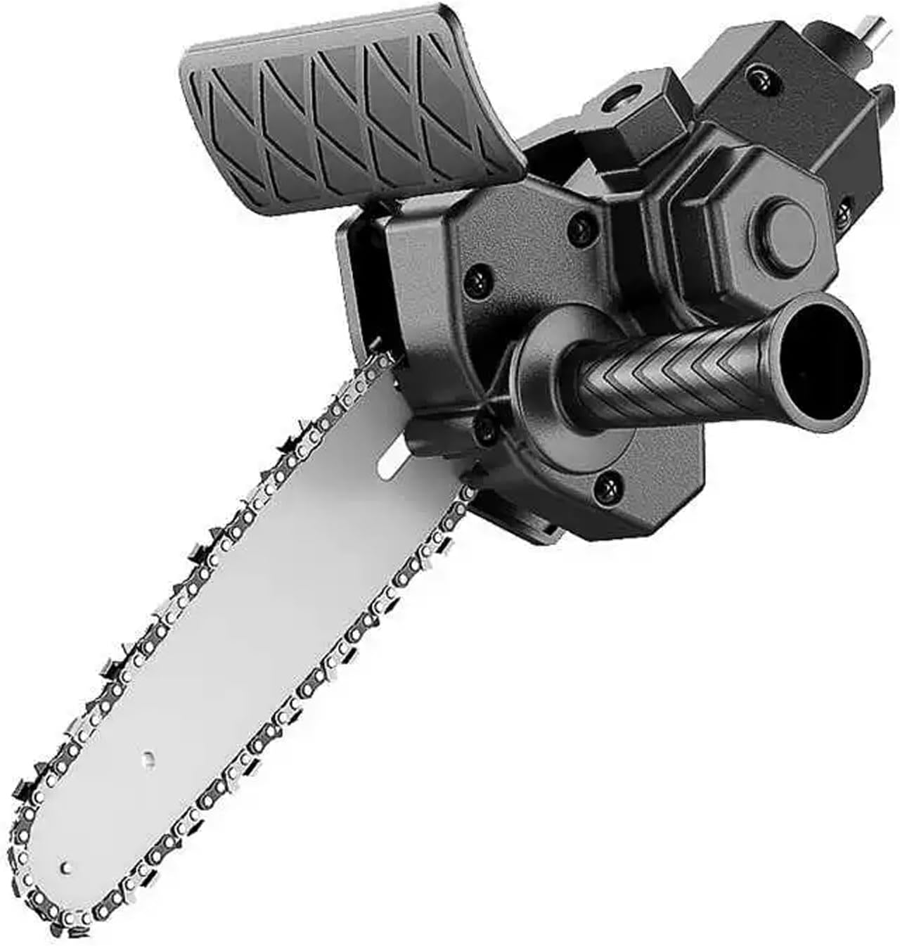 Electric Drill Chainsaw - BCEHACBITI Electric Drill Convert to Chainsaw Attachment Accessory Woodworking Cutting Tool Pruning Chainsaw Power Chain Saws for Tree Trimming Wood (6-inch)