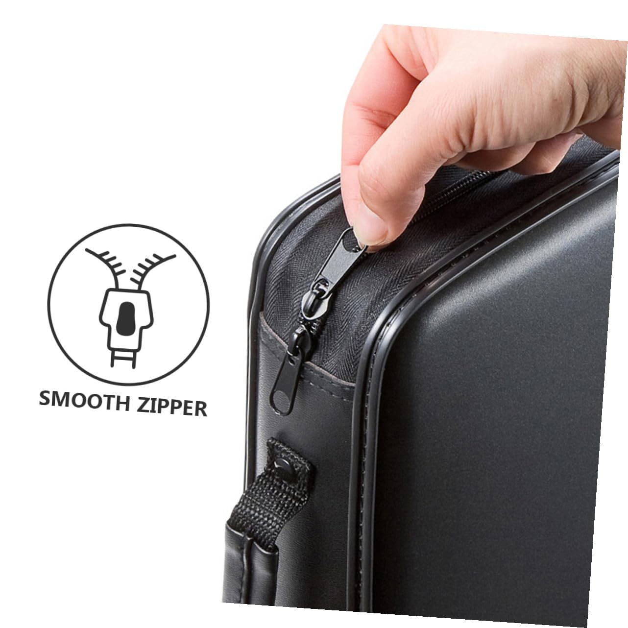 POPETPOP Custodia DVD rigida con chiusura e manico organizer resistente per CD e DVD protezione antiurto e antigraffio custodia portatile per viaggio e uso quotidiano