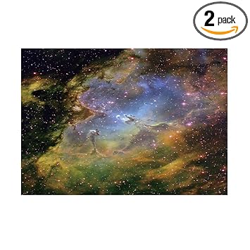 VMS INDIAFish Tank Single-Sided Adhesive Background Sticker Starry Sky 76x46cm