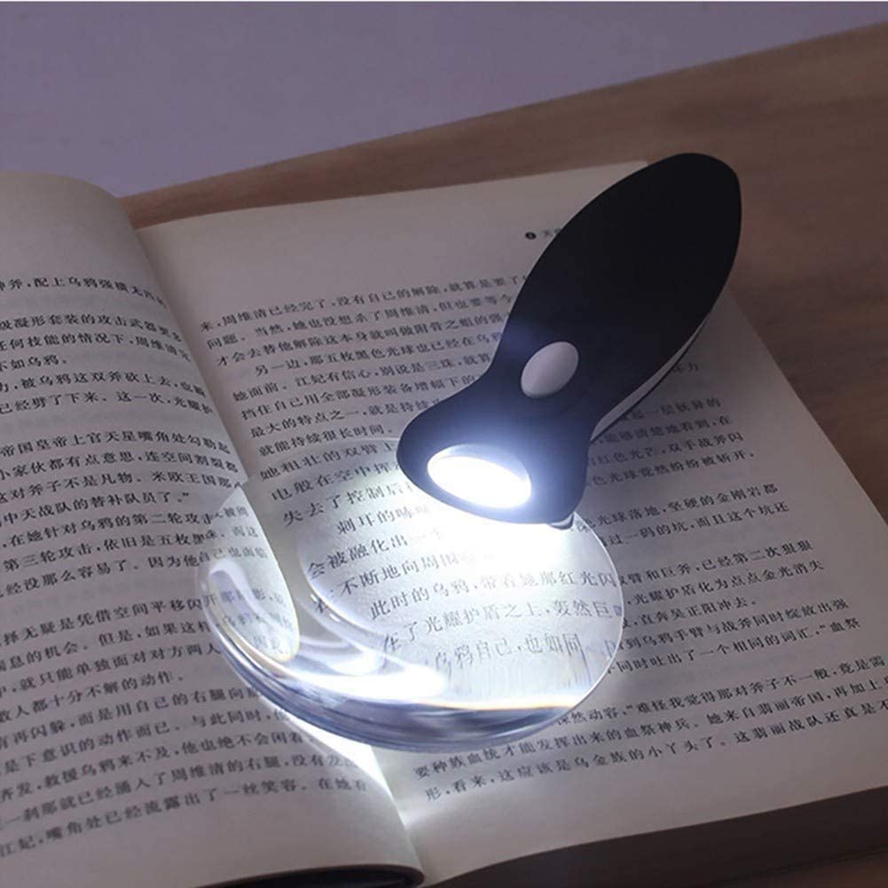 Lente di ingrandimento Lenti di ingrandimento Grandi Lente di ingrandimento Portatile illuminata per la Lettura Lenti di ingrandimento per la Lettura per anzian
