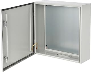 10-Gauge Steel Electrical Panel Box 20x16x10 Inch - 1.5mm Wall Thickness, Waterproof Metal Breaker Box for Indoor/Outdoor Use, UL Listed Electric Enclosure for Wiring Management