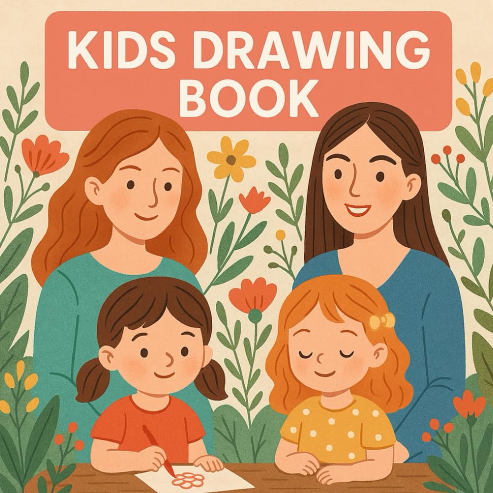 Draw imagination: Kids colouring book: "kids can create anything - let their imagination shine"