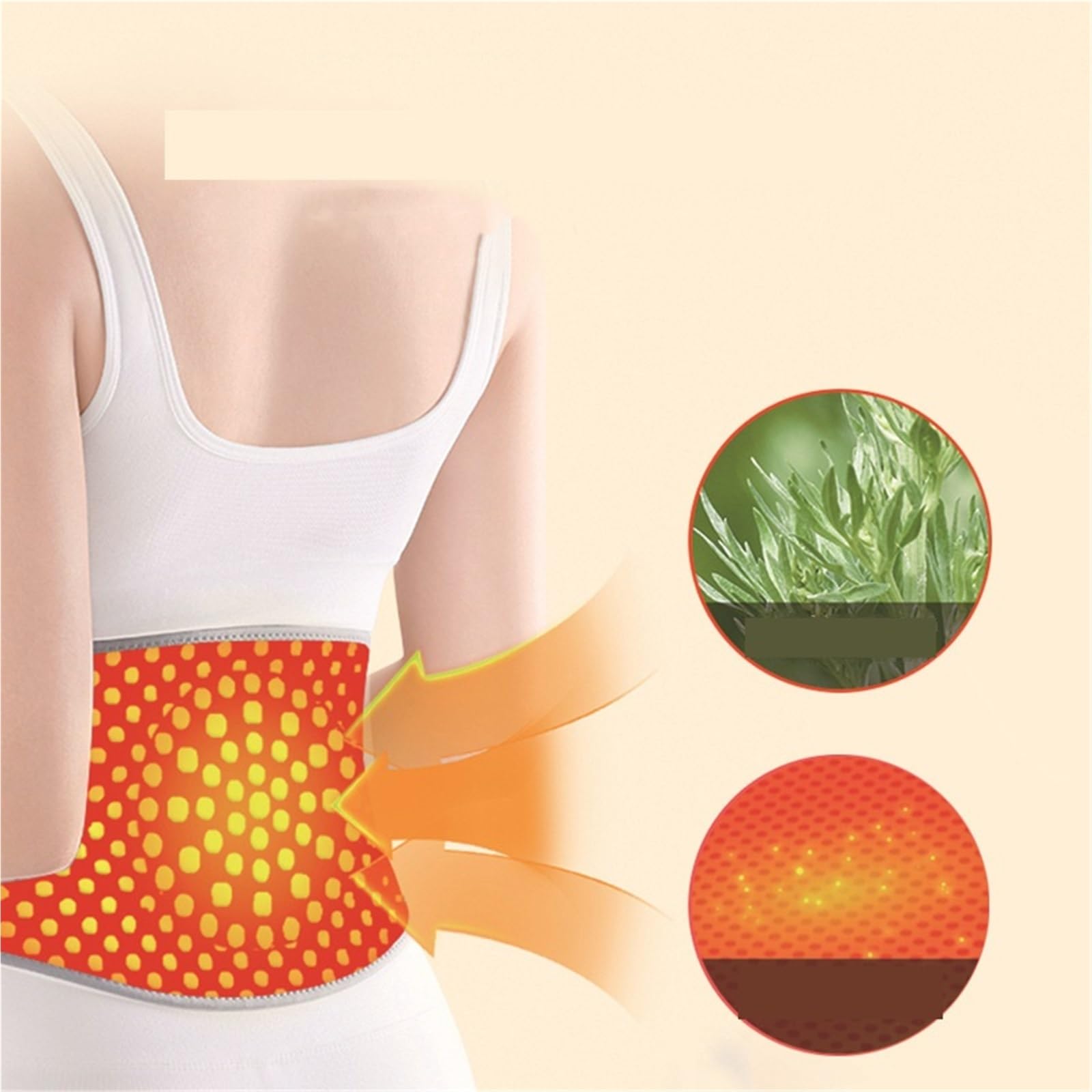 NierenwäRmer 2 stücke Thermische Taille Unterstützung Gürtel Lenden Unterstützung Wrap Unteren Rücken Klammer Dünne Weiche Nieren Binder Bund for Winter Warm Winter NierenwäRmer