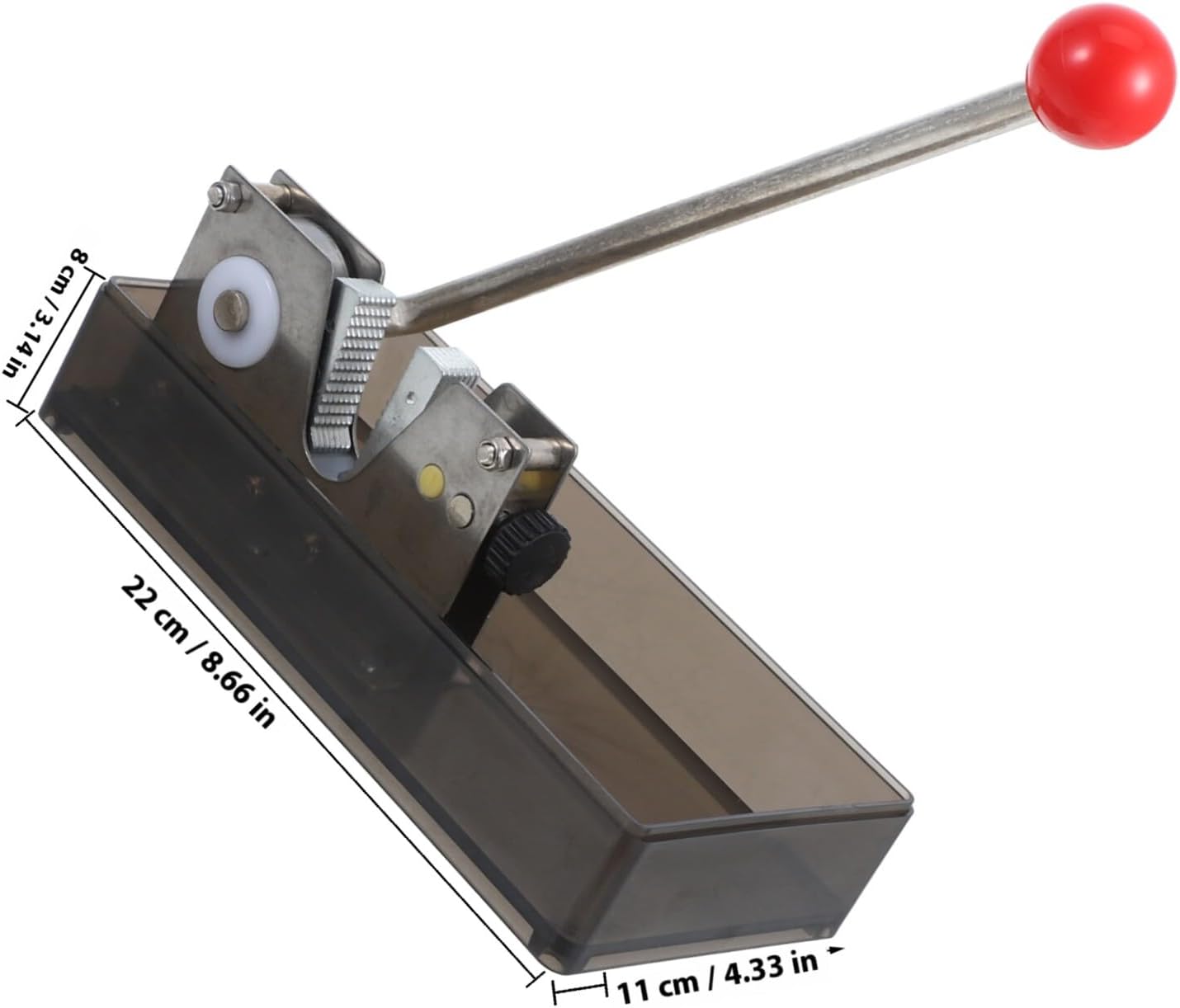 Heavy Duty Manual Nutcracker Tool for Pecans and Walnuts, Adjustable 304 Stainless Steel Nut Opener with Base, Sturdy Sheller for Kitchen and Seafood Cracking