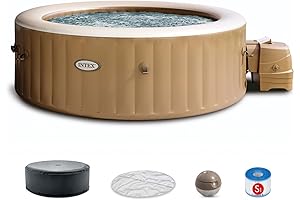 INTEX PURE SPA 6 PERSON BUBBLE MASSAGE SPA SET 85" X 28"