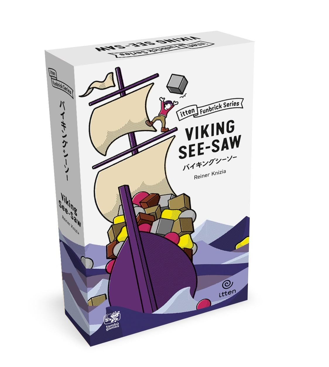 Viking See-Saw, Gioco da Tavolo per 2-4 Giocatori, Durata 10 Minuti, Tambù Games. Controlla il peso dei tuoi oggetti e depositali in equilibrio sulla Drakkar