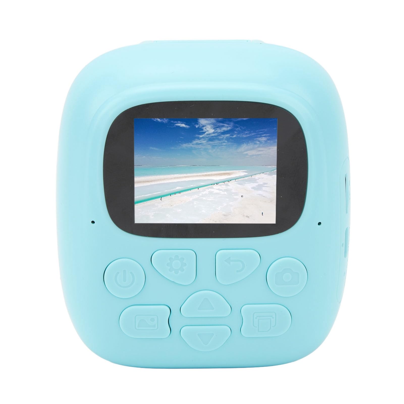 Fotocamera a stampa istantanea per bambini, 48 MP, IPS da 2,0 pollici, stampante termica | Giocattolo per fotocamera digitale con stampa termica istantanea per foto e giochi creativi dei bambini