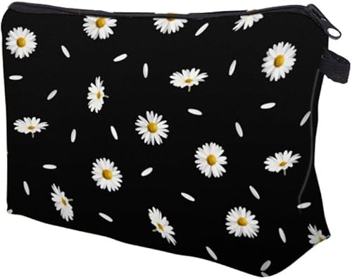 Miniatura 8 de Deanfun Bolsa de cosméticos para mujer, flores de mandala, bolsas de maquillaje impermeables, bolsa espaciosa para artículos de tocador, accesorios