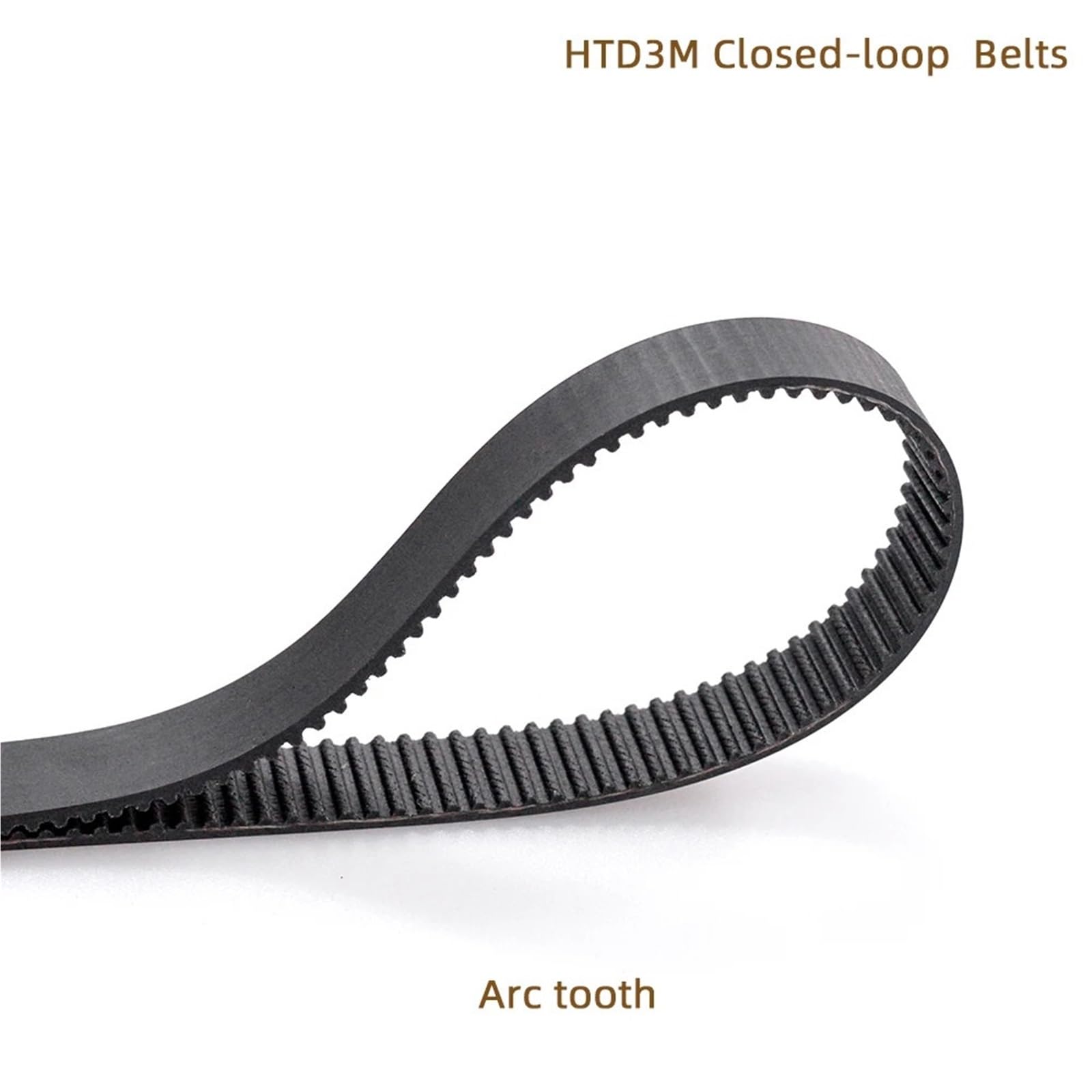 Set di 5 cinghie di distribuzione HTD3M: lunghezza 186-213 mm, 62-71 denti, larghezza 6-15 mm, per applicazioni CNC e automazione (3M 210 (denti 70), 15 mm