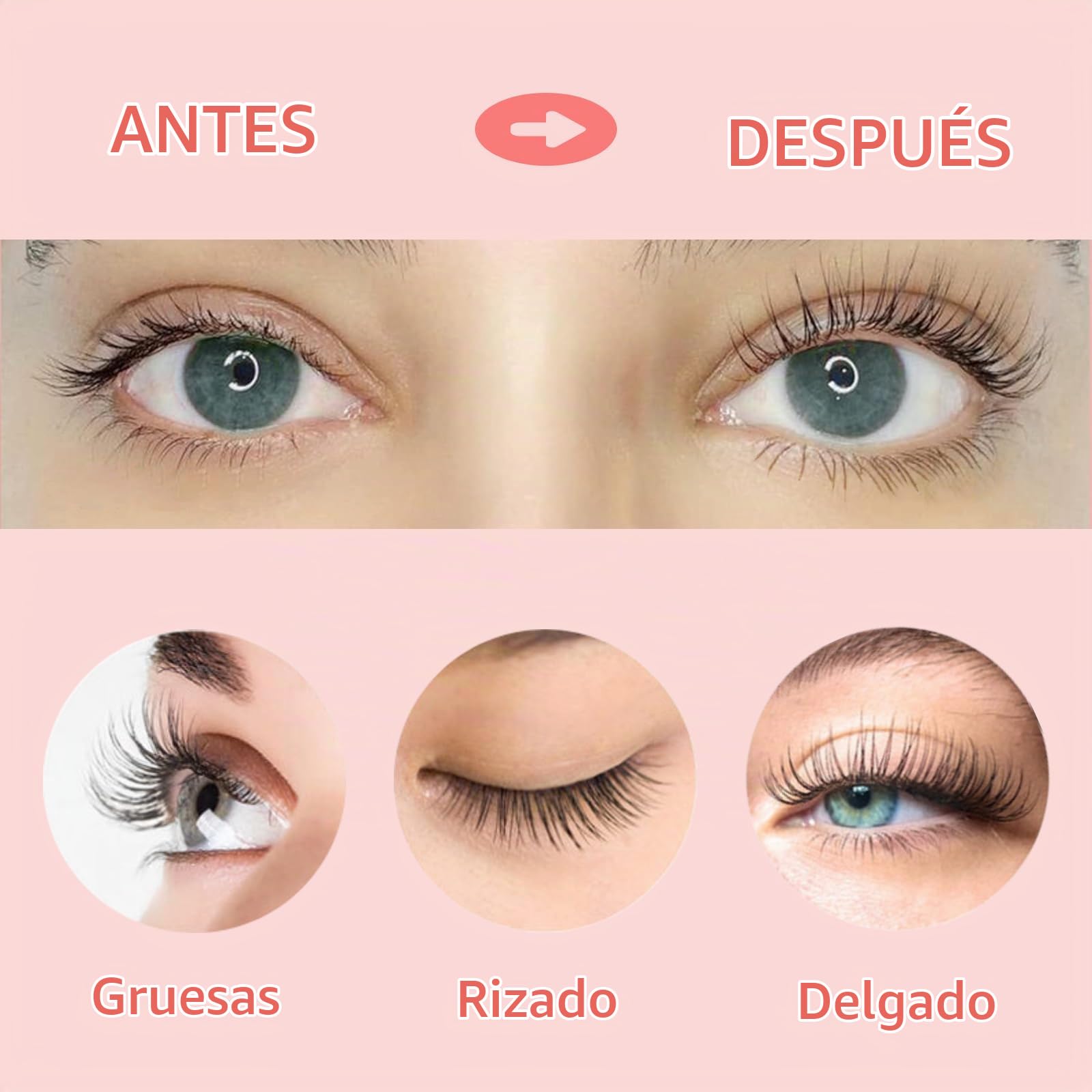 Kit de Levantamiento de Pestañas Mejorado, Kit de Permanente de Pestañas Lifting Pestañas Rizador Semipermanente Profesional Adecuado Para Salón y Uso Doméstico (Premium)