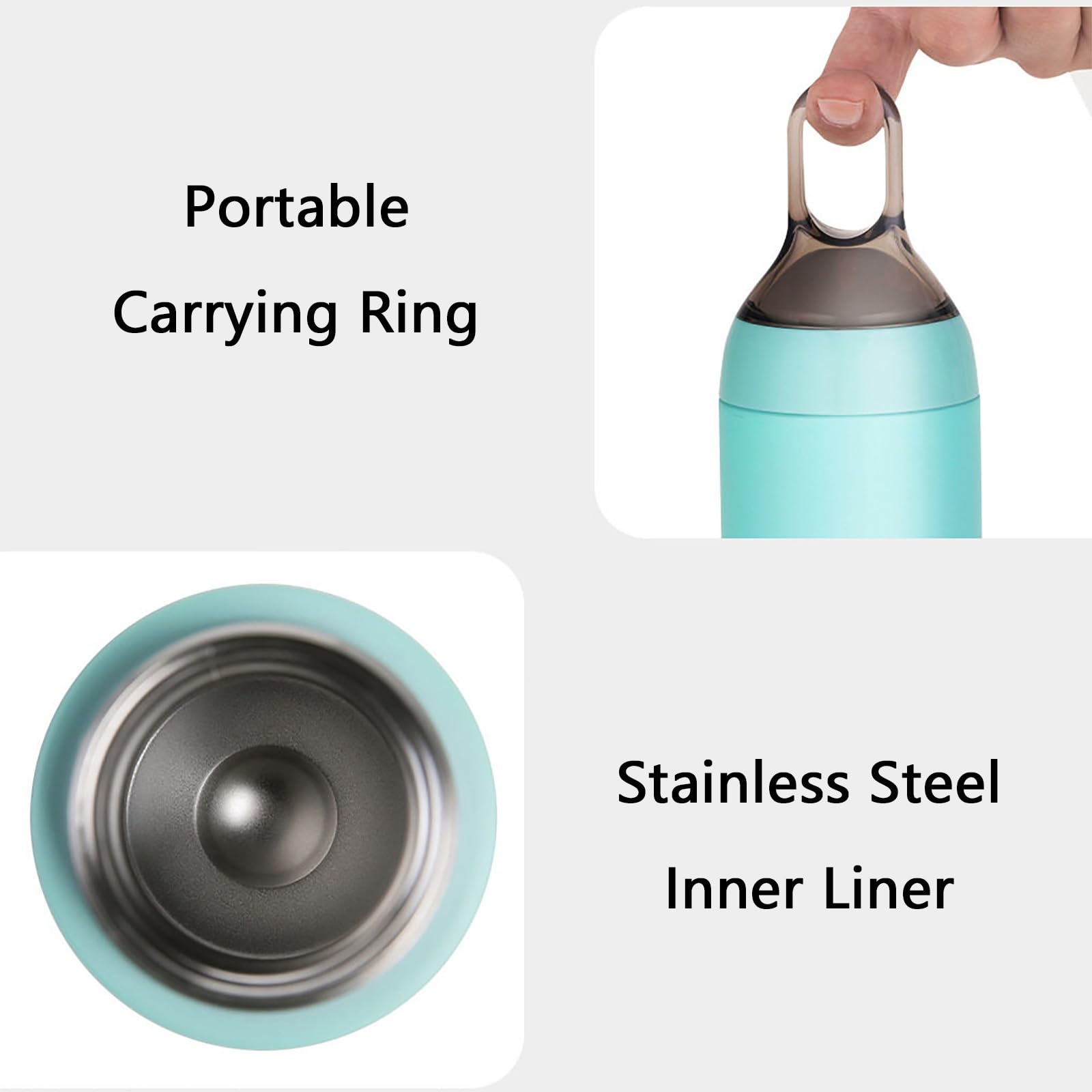 350ml / 11.8oz, Taza Cafe para Llevar, Termo Vaso, Segura y Duradera, Portátil y Fácil de Limpiar, para La Escuela, La Empresa, La Sala de Yoga, Exteriores(Pink)