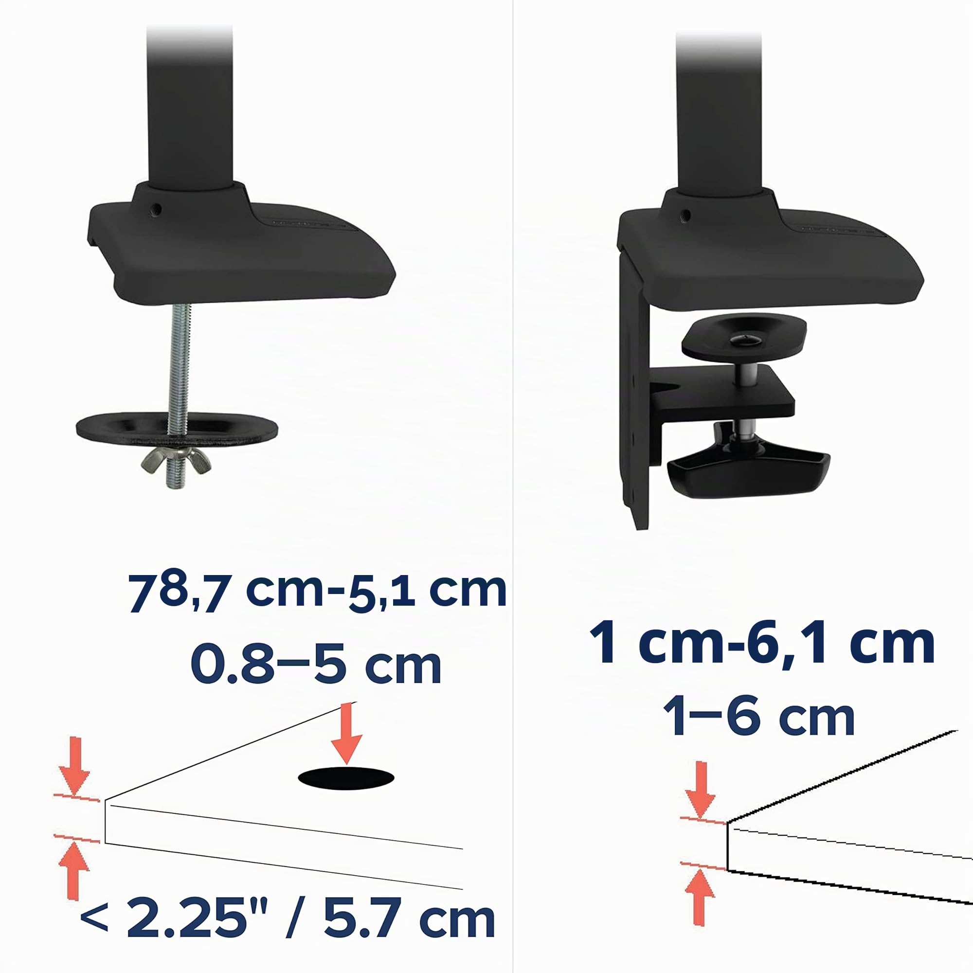 ERGOTRON LX Brazo de Montaje, Aluminio, Mate Negro