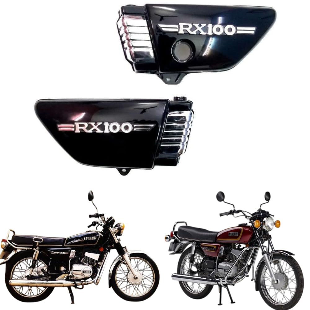 Road Religion® Complete Side Panel Kit Black with Side Panel Monogram and 'L' Monogram for Yamaha RX100-image-44