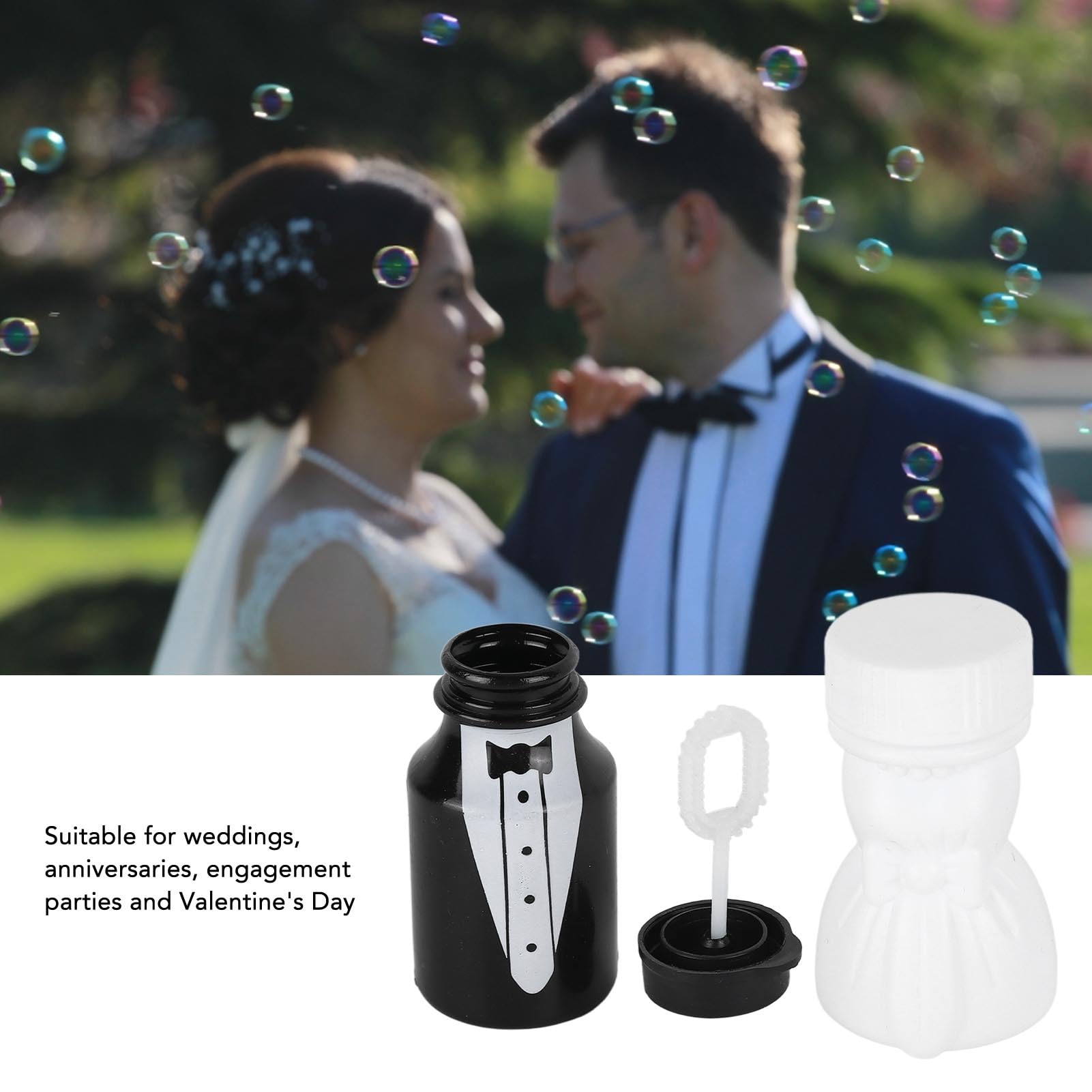 Bride And Groom Shaped Bubbles Guide To Wedding Bubbles