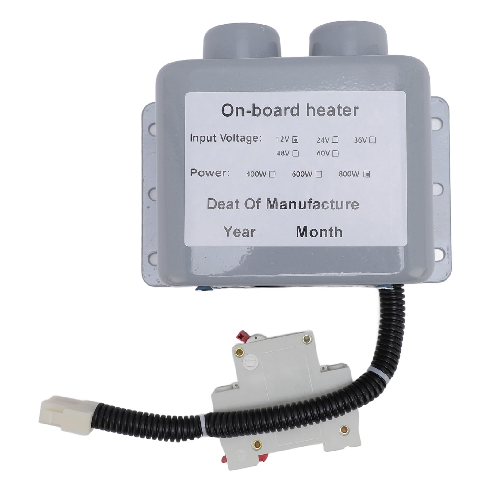 Rengue Chauffage de Voiture, Dégivreur et Désembueur Compact 12V 800W à 2