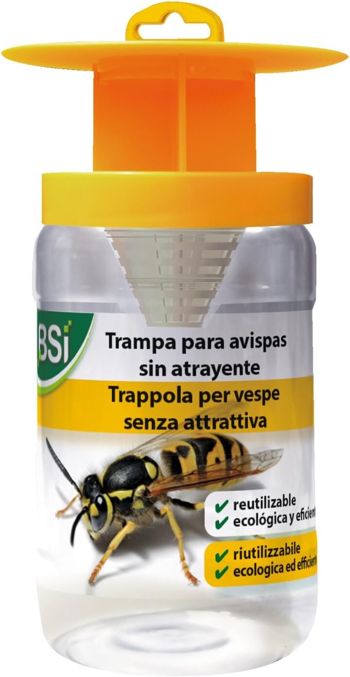 BSI - Puissant piège à guêpes et frelons - Convient pour Les frelons asiatiques - Naturel - Réutilisable — vue 2