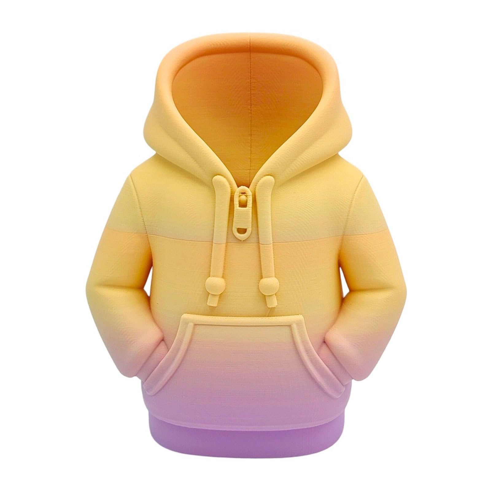 Lerpwige Innovative Printed Hoodie Desk Organizers Pen Holders Multipurpose Storage For Pens Decoration Smooth Customizable Color Pen Holders