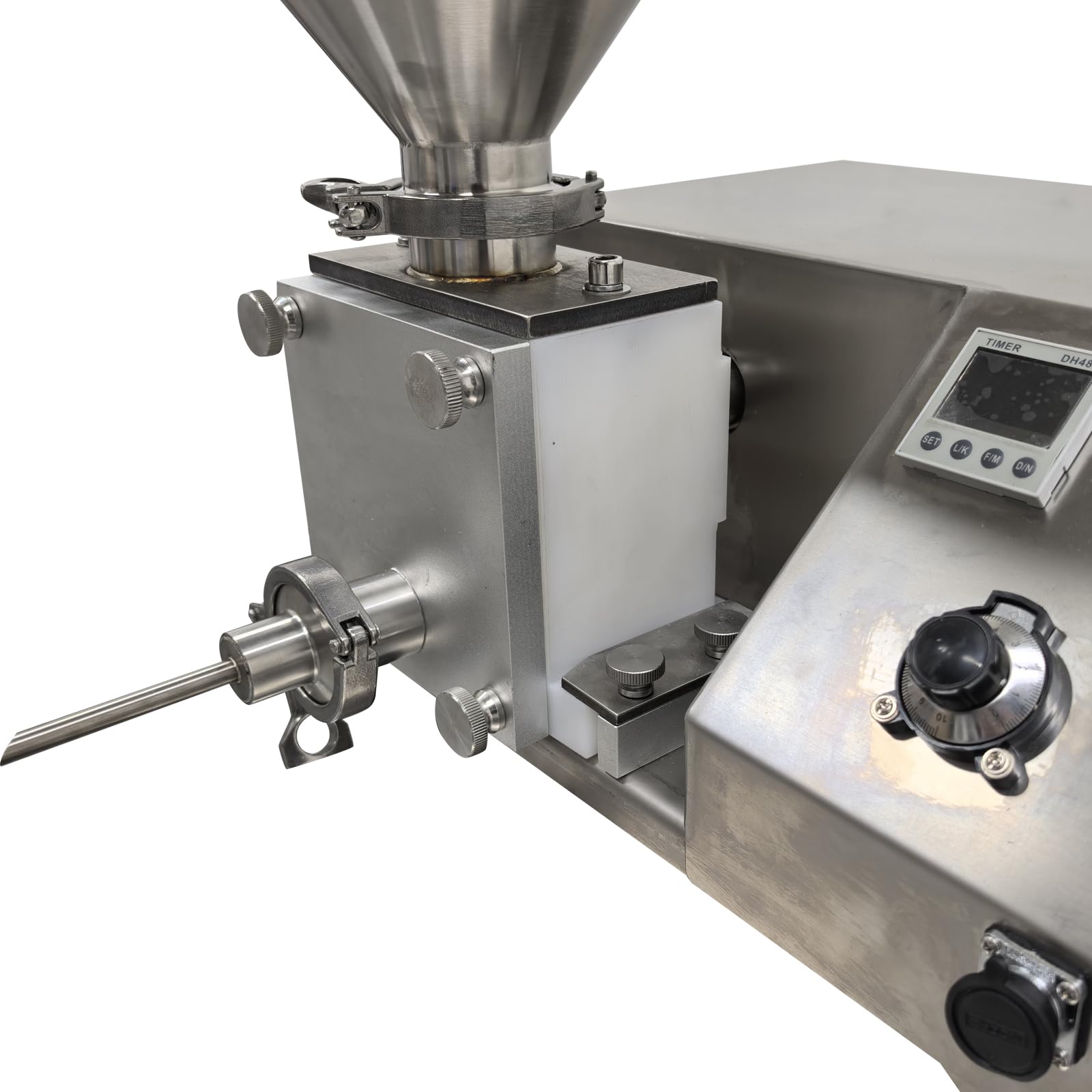 Yokoma Commercial Electric Cream Filling Machine 20L Automatic Stainless Steel Puff Cupcake Pastry Jam Filler with Single Double — view 2