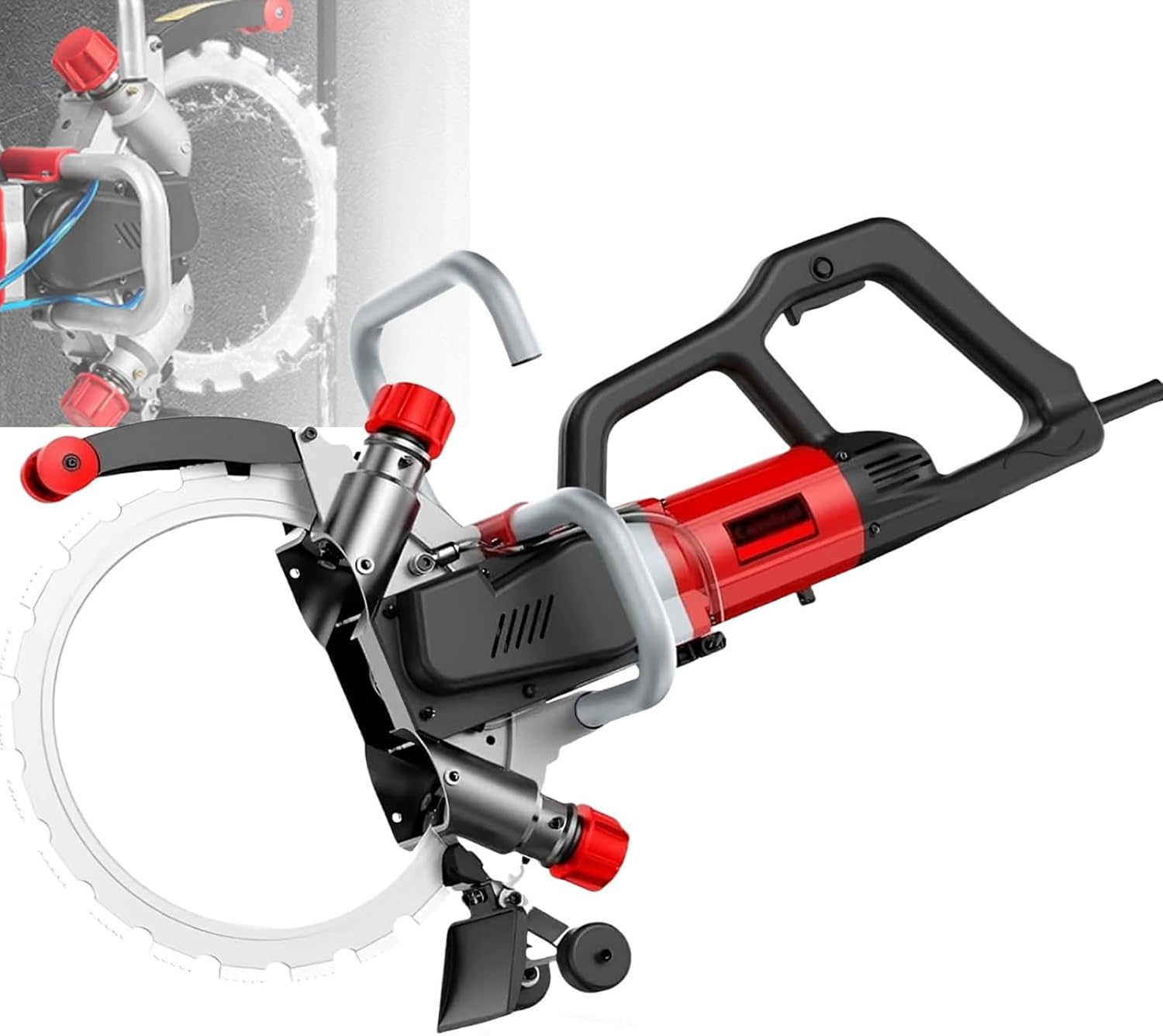 Electric Ring Concrete Cutter Saw, Wall Cutting Saws Machine, Latest Motor Concrete Saw, for Brick & Concrete, Ideal for Slotting & Precision Cuts