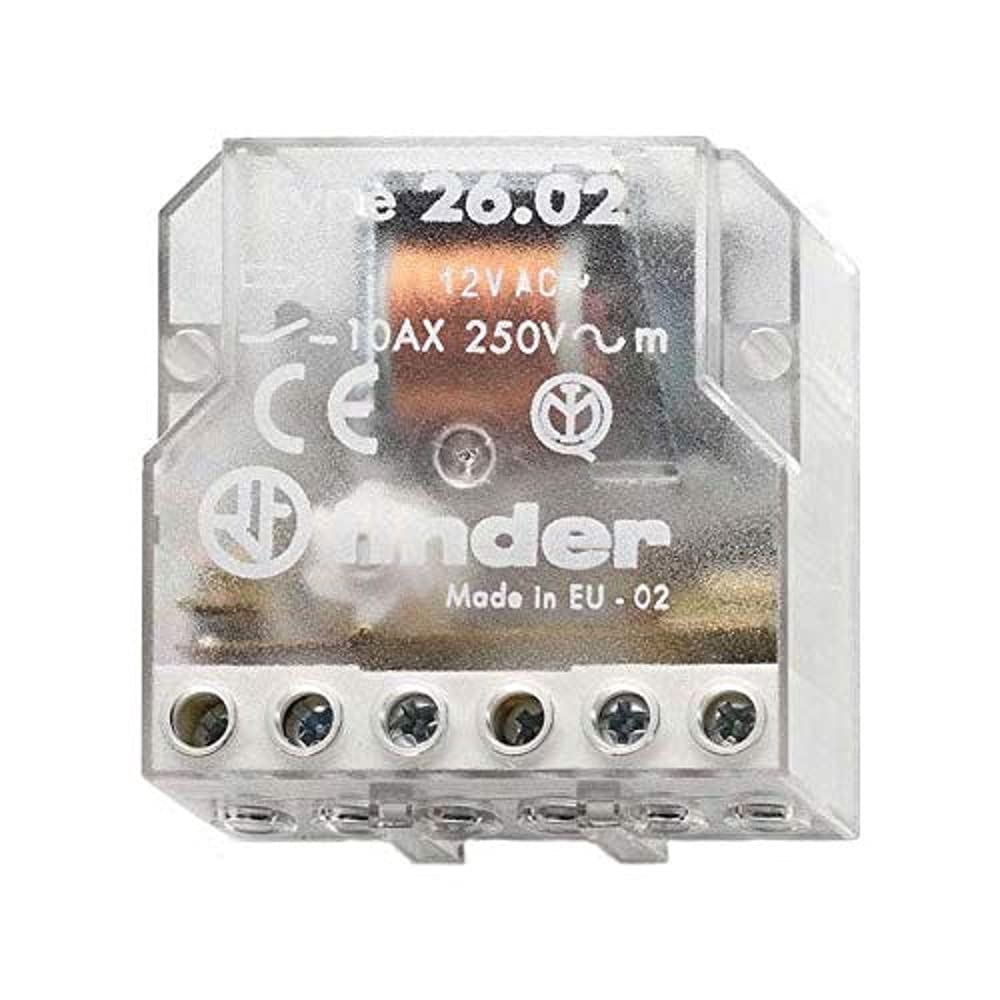 Finder 26.02.8.230.0000 DPSTNO 10A, 230V AC Coil, Agni Contact, 2 Step