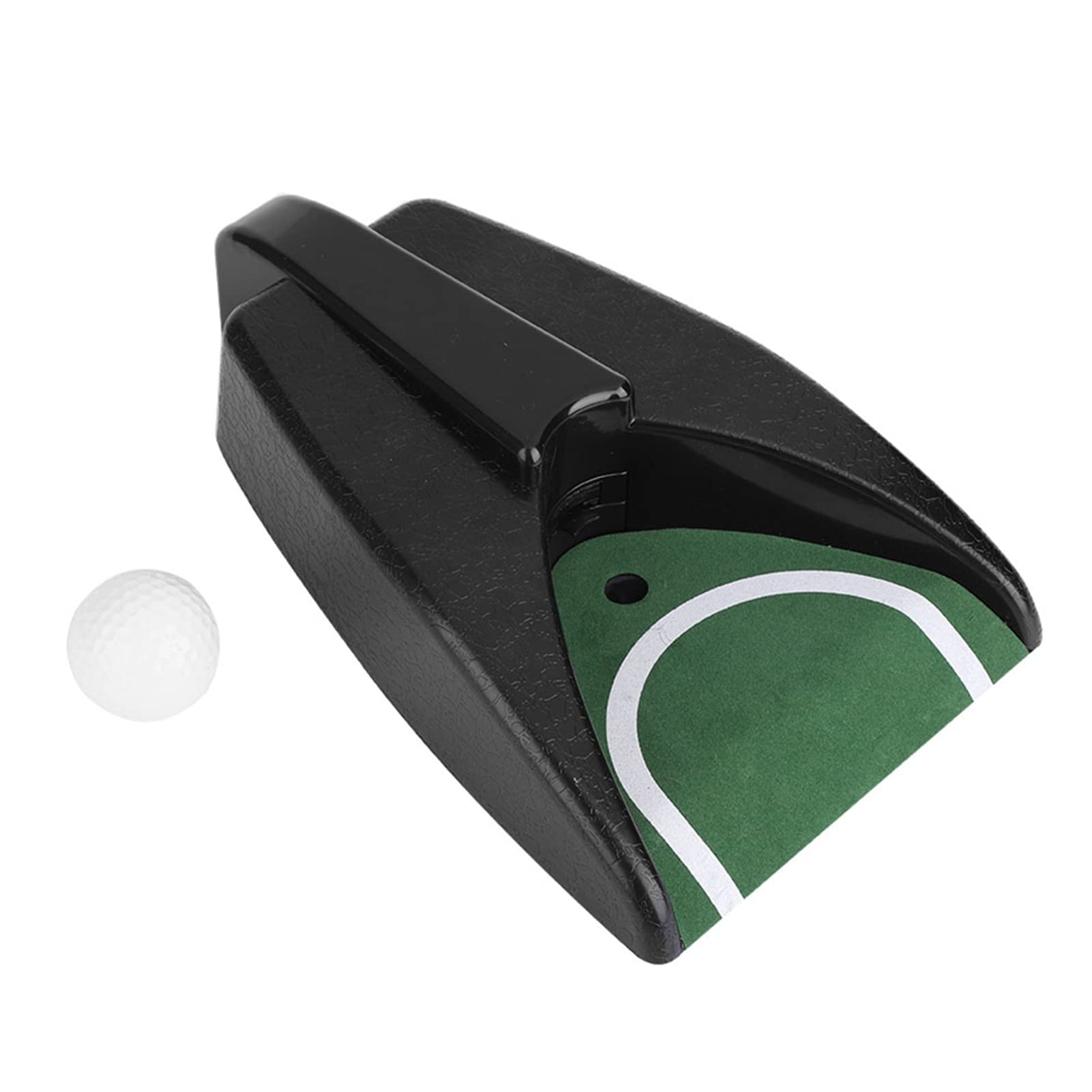 Tbest Herramienta de Entrenamiento de con Putter, Dispositivo de Retorno de Pelota Desmontable, Caja de Almacenamiento para Práctica en Interiores y Exteriores, Regalo Ideal para