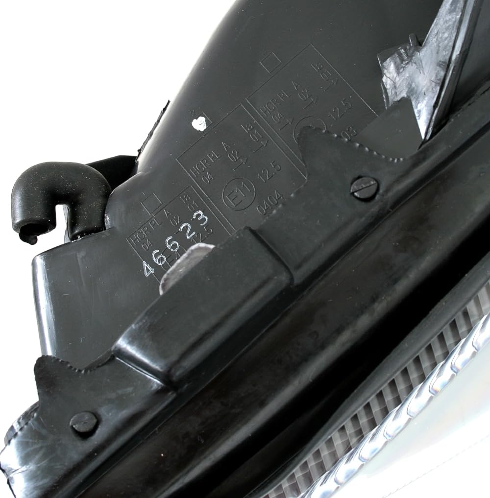 Scheinwerfer Set in Schwarz für Opel Astra G (2/1998-1/2005, außer Xenon) | Aftermarktet, Upgrade, Tuning, Halogen, H7, HB3, links, rechts, Klarglas, vorbereitet für elektr. LWR,