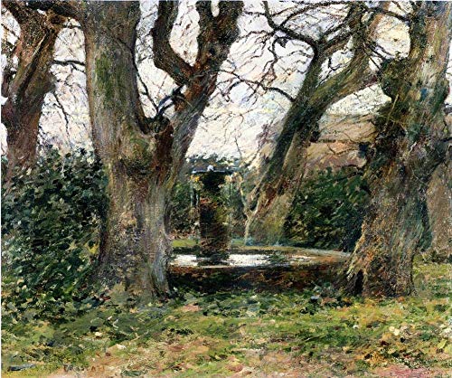 Peinture paysage italien toile de lin pour habiller un grand mur vide