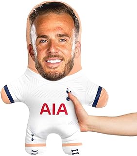 Snugzy Official James Maddison Mini Me Doll | Tottenham Hotspur Gifts for Boys | Spurs Cushion | Spurs Gifts | Tottenham Hotspur Football Cushion